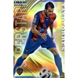 Xavi Torres Superstar Horizontal Stripe Levante 374 Las Fichas de la Liga 2012 Official Quiz Game Collection