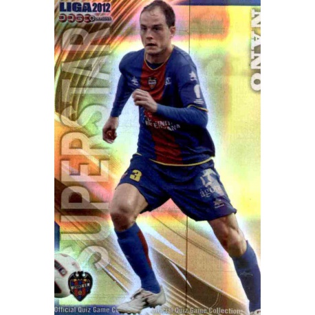 Nano Superstar Horizontal Stripe Levante 375 Las Fichas de la Liga 2012 Official Quiz Game Collection