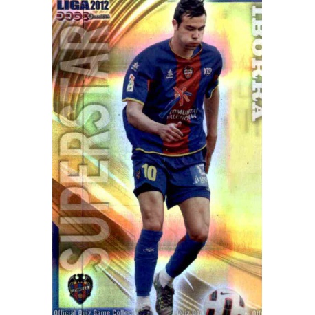 Iborra Superstar Horizontal Stripe Levante 376 Las Fichas de la Liga 2012 Official Quiz Game Collection