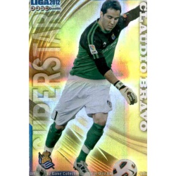 Claudio Bravo Superstar Horizontal Stripe Real Sociedad 401 Las Fichas de la Liga 2012 Official Quiz Game Collection