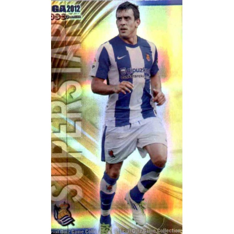 Ifrán Superstar Horizontal Stripe Real Sociedad 405 Las Fichas de la Liga 2012 Official Quiz Game Collection
