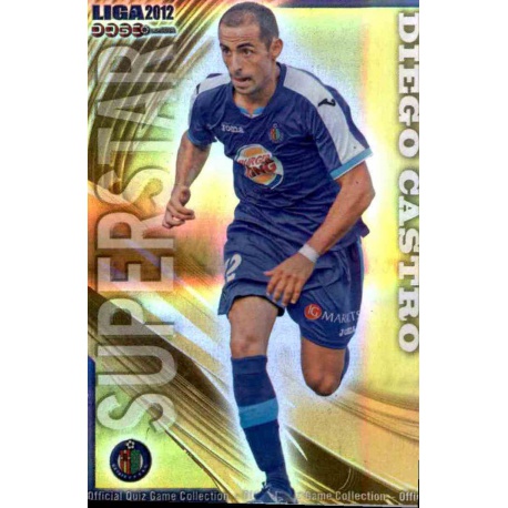 Diego Castro Superstar Horizontal Stripe Getafe 430 Las Fichas de la Liga 2012 Official Quiz Game Collection