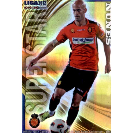 Nunes Superstar Horizontal Stripe Mallorca 456 Las Fichas de la Liga 2012 Official Quiz Game Collection