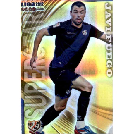 Javi Fuego Superstar Horizontal Stripe Rayo Vallecano 510 Las Fichas de la Liga 2012 Official Quiz Game Collection