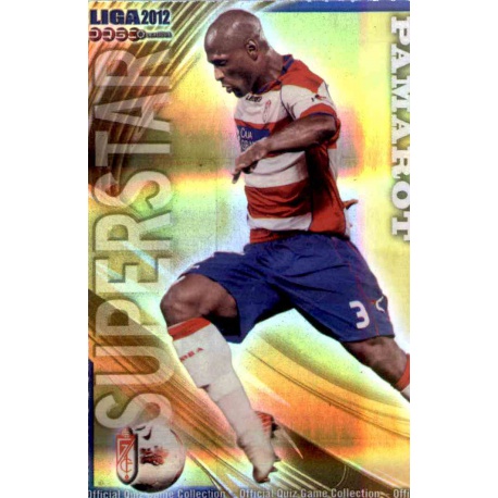 Pamarot Superstar Horizontal Stripe Granada 536 Las Fichas de la Liga 2012 Official Quiz Game Collection