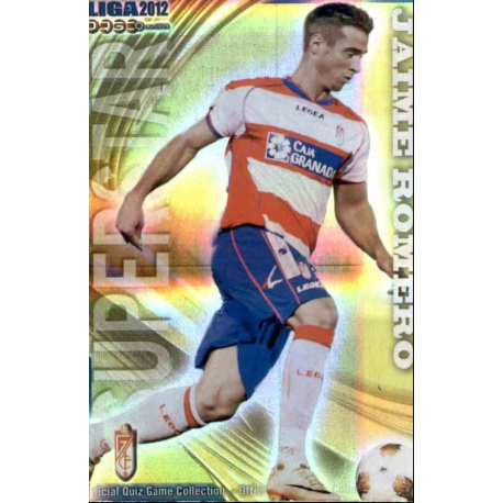 Jaime Romero Superstar Horizontal Stripe Granada 539 Las Fichas de la Liga 2012 Official Quiz Game Collection