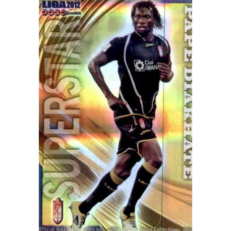 Pape Diakhate Superstar Horizontal Stripe Granada 540 Las Fichas de la Liga 2012 Official Quiz Game Collection