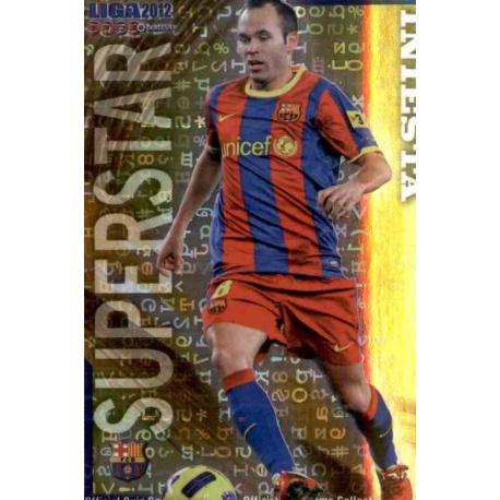 Iniesta Superstar Letras Barcelona 25 Andrés Iniesta