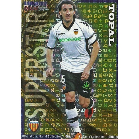 Topal Superstar Letras Valencia 78 Las Fichas de la Liga 2012 Official Quiz Game Collection