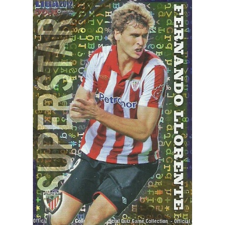 Fernando Llorente Superstar Letters Athletic Club 162 Las Fichas de la Liga 2012 Official Quiz Game Collection