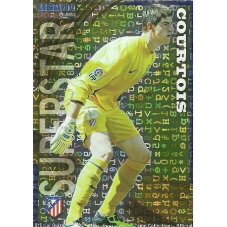 Courtois Superstar Letters Atlético Madrid 185 Las Fichas de la Liga 2012 Official Quiz Game Collection