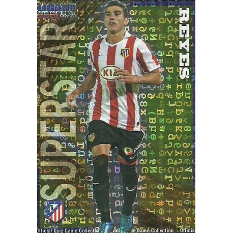 Reyes Superstar Letters Atlético Madrid 187 Las Fichas de la Liga 2012 Official Quiz Game Collection