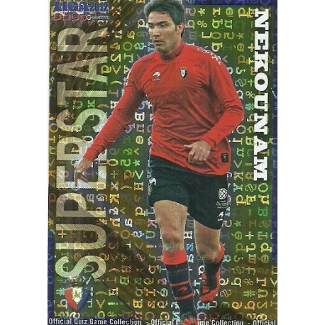 Nekounam Superstar Letters Osasuna 241 Las Fichas de la Liga 2012 Official Quiz Game Collection