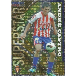 André Castro Superstar Letras Sporting Gijón 269 Las Fichas de la Liga 2012 Official Quiz Game Collection
