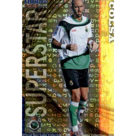 Colsa Superstar Letters Racing 322 Las Fichas de la Liga 2012 Official Quiz Game Collection