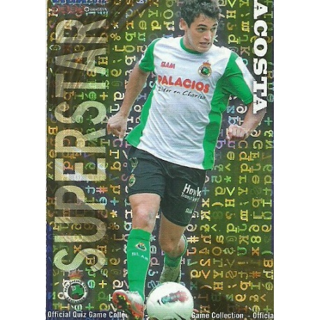 Acosta Superstar Letters Racing 324 Las Fichas de la Liga 2012 Official Quiz Game Collection