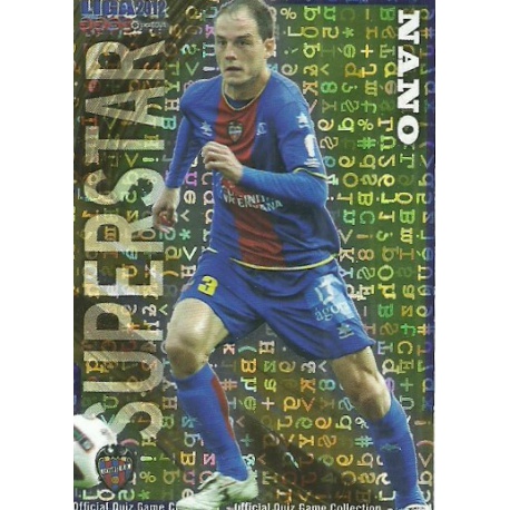Nano Superstar Letters Levante 375 Las Fichas de la Liga 2012 Official Quiz Game Collection