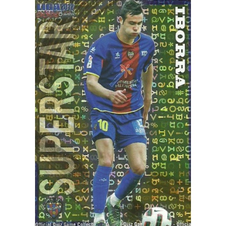 Iborra Superstar Letters Levante 376 Las Fichas de la Liga 2012 Official Quiz Game Collection