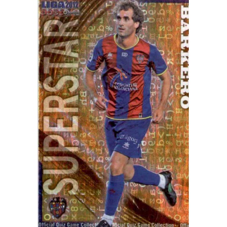 Barkero Superstar Letters Levante 377 Las Fichas de la Liga 2012 Official Quiz Game Collection