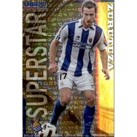 Zurutuza Superstar Letters Real Sociedad 403 Las Fichas de la Liga 2012 Official Quiz Game Collection
