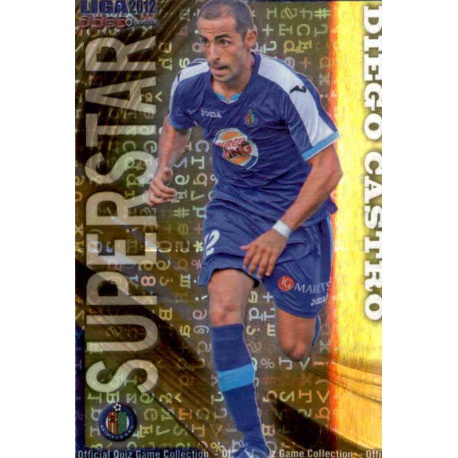 Diego Castro Superstar Letters Getafe 430 Las Fichas de la Liga 2012 Official Quiz Game Collection