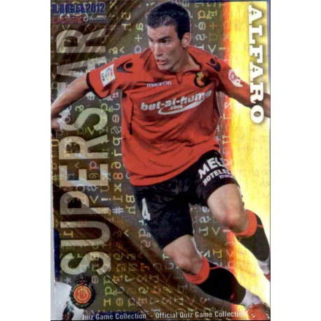 Alfaro Superstar Letters Mallorca 457 Las Fichas de la Liga 2012 Official Quiz Game Collection