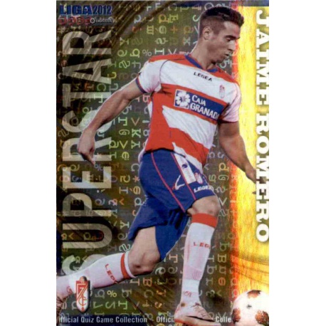 Jaime Romero Superstar Letters Granada 539 Las Fichas de la Liga 2012 Official Quiz Game Collection