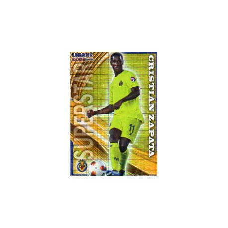 Cristian Zapata Superstar Square Villarreal 104 Las Fichas de la Liga 2012 Official Quiz Game Collection