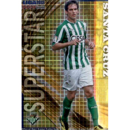 Santa Cruz Superstar Square Betis 482 Las Fichas de la Liga 2012 Official Quiz Game Collection