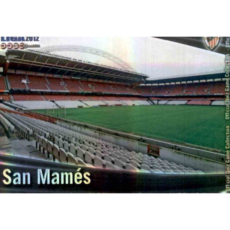 San Mamés Horizontal Stripe Athletic Club 137 Las Fichas de la Liga 2012 Official Quiz Game Collection