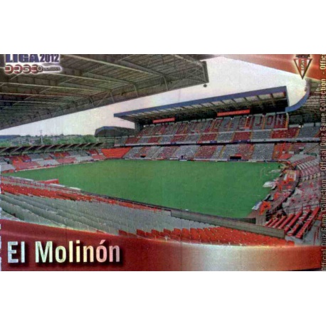 El Molinón Rayas Horizontales Sporting 245 Las Fichas de la Liga 2012 Official Quiz Game Collection
