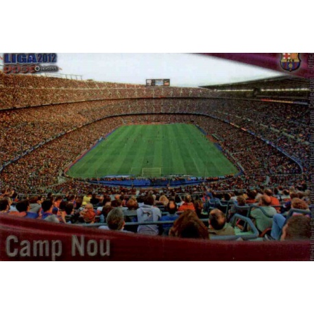 Camp Nou Brillo Liso Barcelona 2 Las Fichas de la Liga 2012 Official Quiz Game Collection