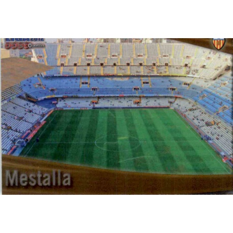 Mestalla Brillo Liso Valencia 56 Las Fichas de la Liga 2012 Official Quiz Game Collection