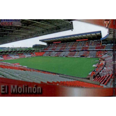 El Molinón Brillo Liso Sporting 245 Las Fichas de la Liga 2012 Official Quiz Game Collection