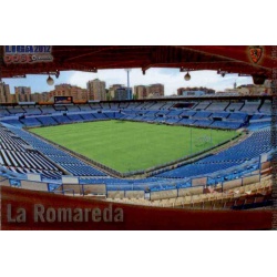 La Romareda Brillo Liso Zaragoza 326 Las Fichas de la Liga 2012 Official Quiz Game Collection