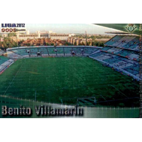 Estadio Benito Villamarín Cuadros Betis 461 Las Fichas de la Liga 2012 Official Quiz Game Collection