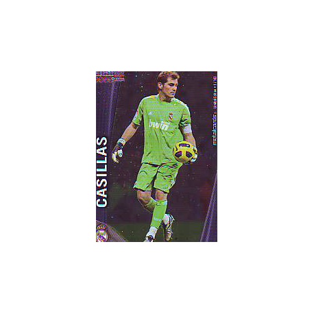 Casillas Metalcards Real Madrid 1 Las Fichas de la Liga 2012 Official Quiz Game Collection