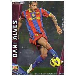 Dani Alves Metalcards Barcelona 11 Las Fichas de la Liga 2012 Official Quiz Game Collection
