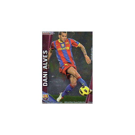 Dani Alves Metalcards Barcelona 11 Las Fichas de la Liga 2012 Official Quiz Game Collection