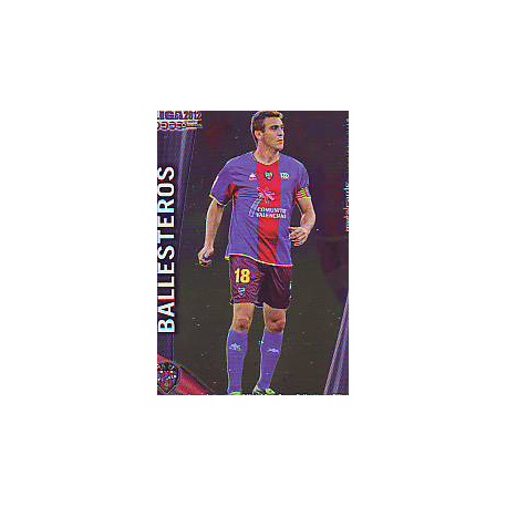 Ballesteros Metalcards Levante 17 Las Fichas de la Liga 2012 Official Quiz Game Collection