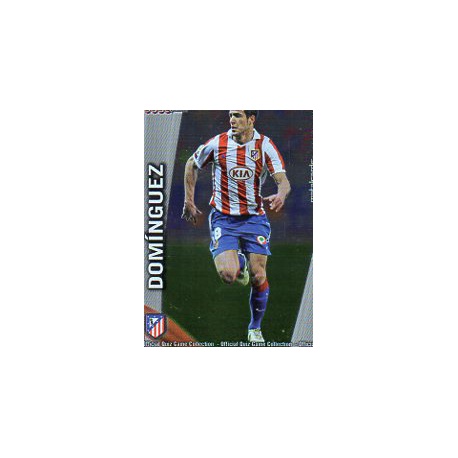 Dominguez Metalcards Atlético Madrid 29 Las Fichas de la Liga 2012 Official Quiz Game Collection