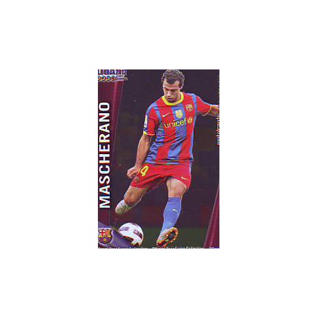 Mascherano Metalcards Barcelona 40 Las Fichas de la Liga 2012 Official Quiz Game Collection