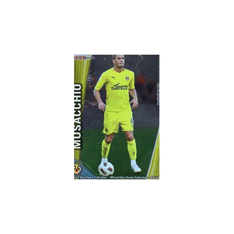 Musacchio Metalcards Villarreal 42 Las Fichas de la Liga 2012 Official Quiz Game Collection