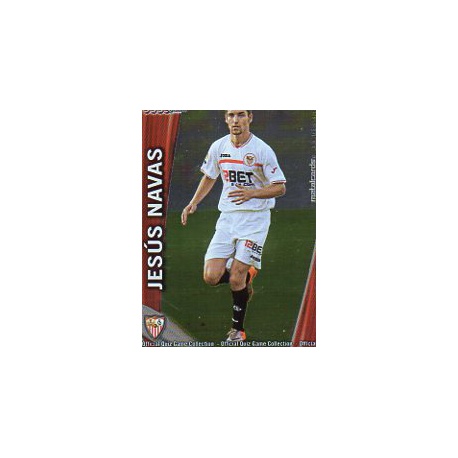 Jesús Navas Metalcards Sevilla 43 Las Fichas de la Liga 2012 Official Quiz Game Collection