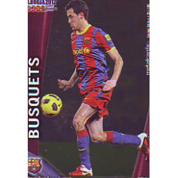 Busquets Metalcards Barcelona 50 Las Fichas de la Liga 2012 Official Quiz Game Collection