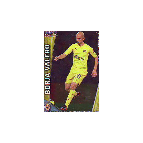 Borja Valero Metalcards Villarreal 59 Las Fichas de la Liga 2012 Official Quiz Game Collection