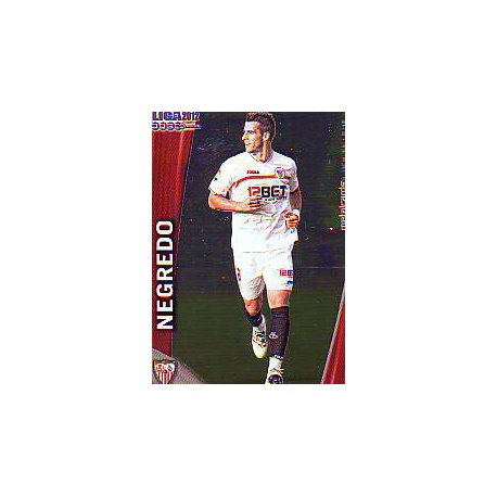 Negredo Metalcards Sevilla 60 Las Fichas de la Liga 2012 Official Quiz Game Collection