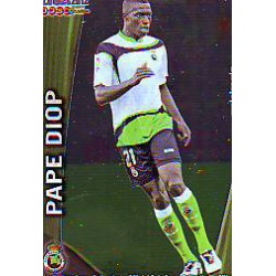 Pape Diop Metalcards Rácing 65 Las Fichas de la Liga 2012 Official Quiz Game Collection