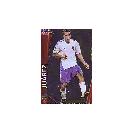 Juárez Metalcards Zaragoza 73 Las Fichas de la Liga 2012 Official Quiz Game Collection