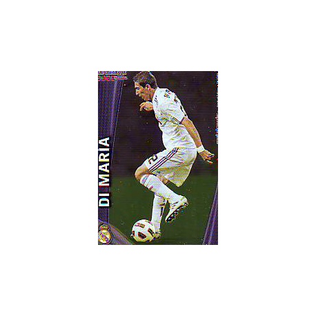 Di María Metalcards Real Madrid 74 Las Fichas de la Liga 2012 Official Quiz Game Collection